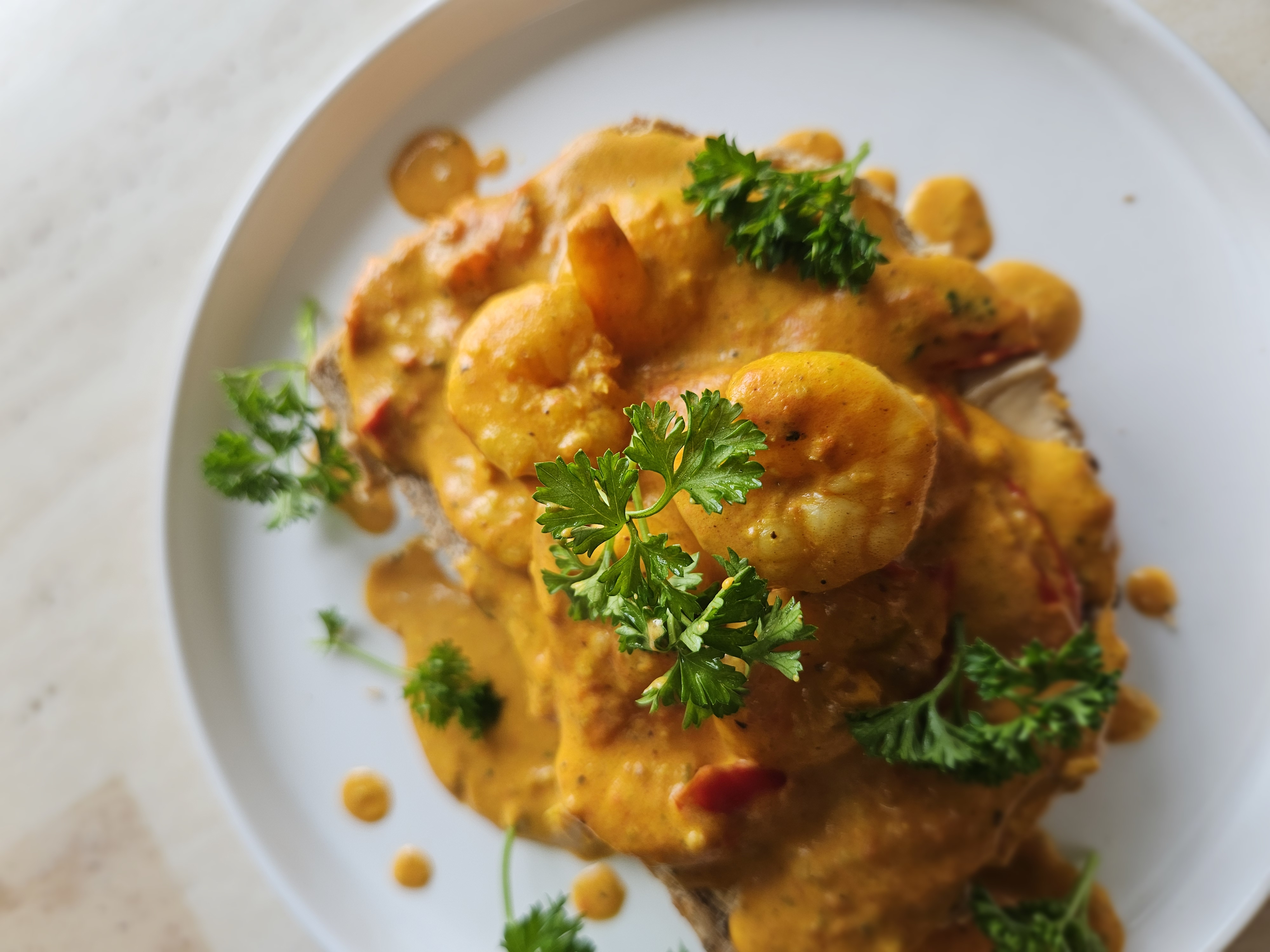 Creamy King Prawns Curry